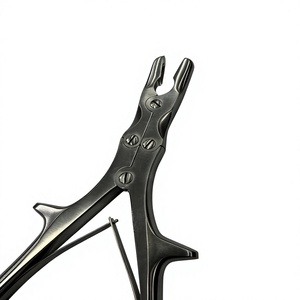 Rongeur à os en acier inoxydable Still-Luer, 22 cm de long, 10 mm, à coupure courbée, manuel, réutilisable pour la chirurgie orthopédique et l'utilisation hospitalière - Product Image 2