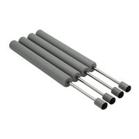 Vérin à gaz hydraulique gris à prix compétitif, amortisseur à fermeture douce pour meubles, portes, armoires, tiroirs et supports de levage
