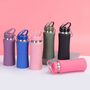Thermos à double paroi en acier inoxydable DD4318, bouteille isotherme 350 ml, isolation thermique 12-24h, camping, randonnée, portable, extérieur - Product Image 1