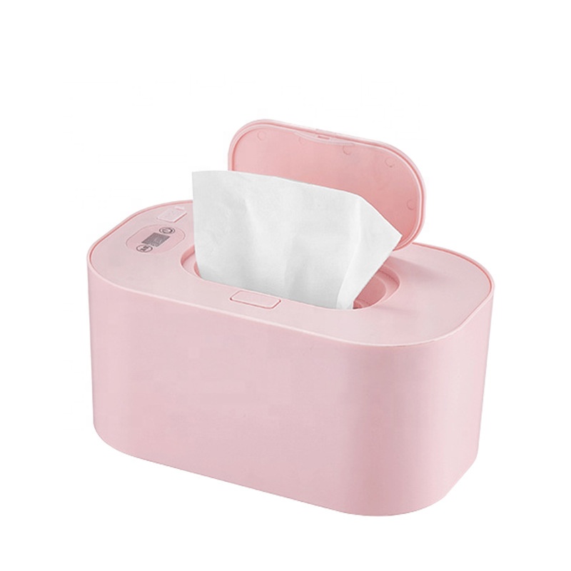 Walbest Portable Baby Wipe Holder Dispenser, Travel Case, Refillable Box, Diaper Container, Pink