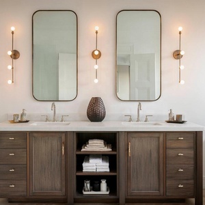 Cuarto de <span class=keywords><strong>baño</strong></span> gabinetes de Base de madera maciza de almacenamiento de gabinete de piso de muebles - Product Image 1