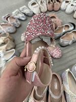 Chaussures pour enfants en stock à prix d'usine, chaussures de princesse pour filles, chaussures de cérémonie pour enfants à bas prix, restes de stock