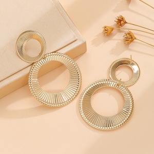 Boucles d'oreilles clous unisexes en acier inoxydable plaqué argent, style classique simple, transfrontalier euro-américain, cadeau Yuwen, occasion, usine - Product Image 4