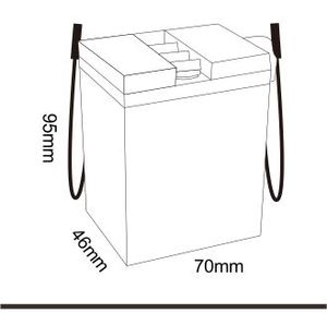 แบตเตอรี่รถจักรยานยนต์กรดตะกั่วแบบชาร์จไฟได้6N2-2A TCS 6V Agm - Product Image 2