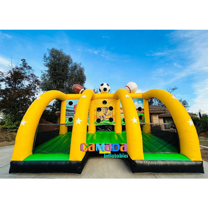 Sport zona 3 in 1 gonfiabile stelle <span class=keywords><strong>di</strong></span> tiro gioco per la vendita <span class=keywords><strong>di</strong></span> Design popolare all'aperto Baseball basket gioco <span class=keywords><strong>di</strong></span> <span class=keywords><strong>calcio</strong></span> gonfiabili - Product Image 2