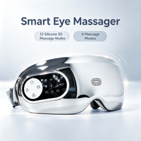 Cryo-Eis-Globus Augenmassagegerät Intelligentes Augenmassagegerät mit Knetdruck, Wärme und Kühlung gegen Schwellungen und Falten