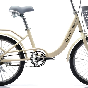 จักรยานผู้หญิงแบบ City Bike ขนาด 24 นิ้ว น้ำหนักเบา พร้อมตะแกรงหลัง สไตล์วินเทจ สำหรับการเดินทางประจำวัน สินค้าขายดี - Product Image 2