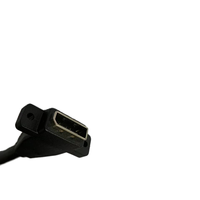 Câble de montage sur panneau blindé tressé en PVC HL 0.3M 1.4, extension 8K 60HZ, mâle-femelle, trous de fixation, pour moniteur, lecteur DVD