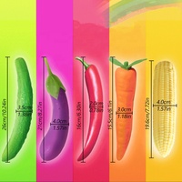 Vagina Chiyuan Pussy Stimulatie Groente Vibrator Toys Sex Adult Silicon Fruit-Vormige Grote Dildo Voor Vrouwen Vibradores Sexuales