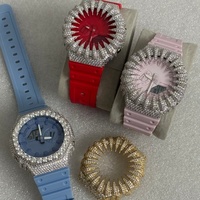 Montres numériques G, y compris les modèles GM2100, GA2100, GA110, DW5600, sont des montres de la série -Série personnalisable en usine, résistance disponible pour SANDA