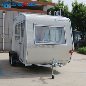 Nouvelle remorque alimentaire fermée, chariot à hot-dogs américain, camion-restaurant, remorque de vente au détail, remorque à glace, magasin de pizzas, café d'hôtel, glaces et maïs - Product Image 4