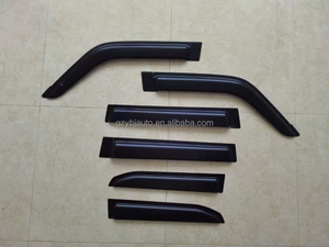 Aksesoris Mobil YBJ 2024-2027 DEFLEKTOR JENDELA HITAM PELINDUNG MATAHARI PENANGKAP AIR HUJAN untuk Prado LC250 FJ250 Pelindung Hujan Jendela Trim - Product Image 5