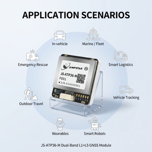 Module GNSS JUMPSTAR JS-ATP36-<span class=keywords><strong>M</strong></span> avec chipset MTK, fréquence de mise à jour de 10 <span class=keywords><strong>Hertz</strong></span>, interface NMEA0183 UART I2C pour la navigation de robots intelligents - Product Image 5