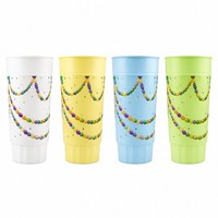Gobelets réutilisables en plastique PP de 64 oz avec pailles et couvercles, compatibles lave-vaisselle, personnalisables avec logo, pour la plage, les fêtes à la piscine, les souvenirs et les boissons