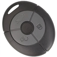 Clé de voiture télécommandée 3 boutons 433 MHz pour Rover 25 45 MG 3 TF ZR ZS Lifting 2004+ avec fonction sans clé