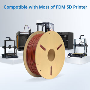 Filament d'imprimante 3D LONQI PETG Brun Noir Blanc Orange Argent Bois Rose Translucide Multicolore 1,75 mm 1 kg Filament PETG - Product Image 5