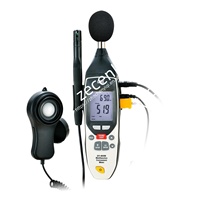 Cem Dt-859b 5 en 1 multifonction environnement mètre niveau sonore luxmètre humidité température mètre et anémomètre