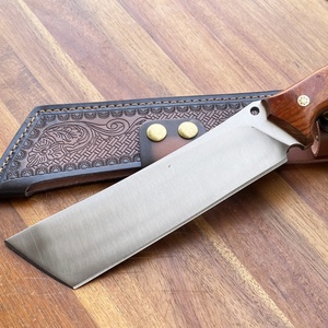 Cuchillo Táctico de Supervivencia de Alta Calidad, Hoja de Acero Inoxidable, Mango de Madera, Personalizable, OEM, DIY, Cuchillo de Bolsillo Holy Fire Token - Product Image 2