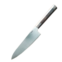 Couteau de Chef domestique haut de gamme personnalisé de 8 pouces Autriche M390 acier en poudre manche octogonal en bois couteau de cuisine japonaise GYUTO
