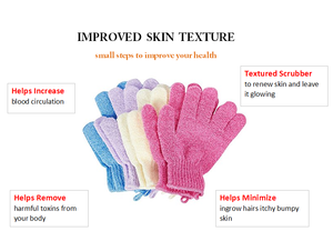 Guanto esfoliante per casa Spa pesante per lavare tutto il corpo per pulire la pelle morta - Product Image 3