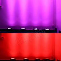 Nouvelle arrivée 12x18w RGBWA + UV 6in1 alimenté par batterie par lumière pour la fête en plein air