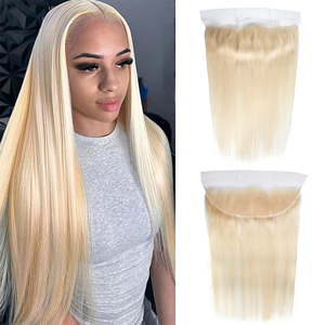 CLJhair 13X4 直发前额蕾丝假发 金发 - Product Image 4