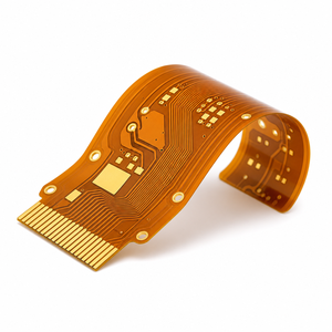 Placa FPC sin Adhesivo, Flexible, de 2 Capas, 2L FCCL, Poliimida, ENIG, Gold Finger, Paso Fino, Personalizada, OEM - Product Image 4