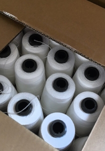 Hilo de coser de poliéster de alta tenacidad 20s/6 para cierre y sellado de sacos de bolsas 20/6 trenzado para coser sacos y bolsas