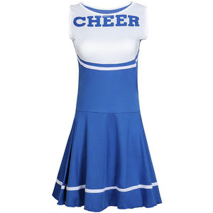 Uniformes de Cheerleading à rayures audacieuses et glamour avec technique de strass Service OEM disponible - Product Image 3