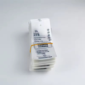 Nhà Máy Tùy Chỉnh Rửa Chăm Sóc Nhãn In Giá Tốt Chất Lượng Cao Quần Áo Satin Cổ Tag Áo Thun Damask Kích Thước May Dệt Nhãn - Product Image 5