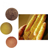 Poudre de cuivre doré thermiquement conductrice 800 mesh, matériau or bronze