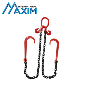 G80 15 in J-Hooks mit 4 FT Chain & Master Link mit <span class=keywords><strong>2</strong></span> Gabel kopf haken - Product Image 2
