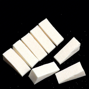 Éponge triangulaire super douce pour nail art, effet dégradé, applicateur de poudre, utilisation humide et sèche, RTS, commande en gros mixte - Product Image 2
