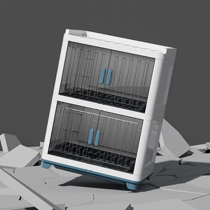 <span class=keywords><strong>Escurridor</strong></span> <span class=keywords><strong>de</strong></span> <span class=keywords><strong>Platos</strong></span> <span class=keywords><strong>de</strong></span> Plástico para el Hogar y la Cocina Sesame con Tapa - Product Image 6