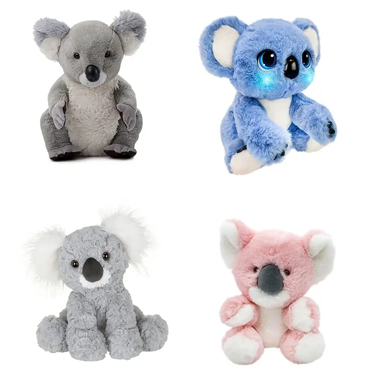 Koala-oso de peluche rosa de diseño personalizado para niña, juguete de felpa suave, 2022