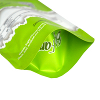 Sac d'emballage en Mylar à fermeture éclair en plastique, imprimé personnalisé, sac d'emballage anti-odeur en Mylar