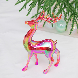 Décoration de Noël d'intérieur : Cerf transparent en cristal pour sublimation - Product Image 3