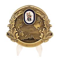 Maßgefertigte Moderne Traditionelle Weiche und Harte Emaille 3D Schwarz Vernickelte Souvenir-Messing-Herausforderungs-Gedenkmünze