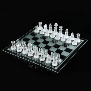 Échecs <span class=keywords><strong>en</strong></span> <span class=keywords><strong>verre</strong></span> <span class=keywords><strong>en</strong></span> gros 20/25/35cm Échiquier <span class=keywords><strong>en</strong></span> <span class=keywords><strong>verre</strong></span> transparent givré <span class=keywords><strong>Jeu</strong></span> <span class=keywords><strong>d</strong></span>'échecs Jeux de société - Product Image 3