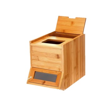 Caja de Almacenamiento de Madera para Cápsulas de Lavandería con Cajón, Caja de Pañuelos Multifuncional, Organizador de Escritorio para Baño - Product Image 5