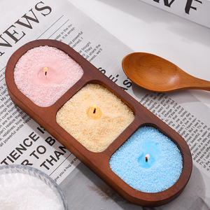 Kit de fabrication de bougies LANJO au sable flottant DIY - Cadeau de mariage écologique parfumé multi-parfums avec sable granulaire rechargeable - Product Image 6