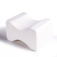 Coussin repose-jambes en mousse à mémoire de forme OEM ODM avec housse tricotée, conçu pour soulager les genoux