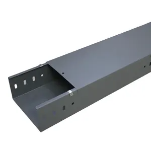 High Quality Indoor and outdoor Factory Directly Supply Galvanized Metal Cable Trunking Tray With Cover