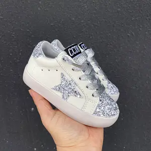 2022 Dirty Children Star Shoe all'ingrosso GG Custom Boys Kids Casual Sneakers scarpe sportive in pelle firmate in gomma per bambini ragazza