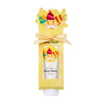 Label privé Noël Enfant Arbre à Thé Lait de Chèvre Curcuma Beurre de Karité Vitamine C Hydratant Exfoliation Parfum Moussant Gel Corporel