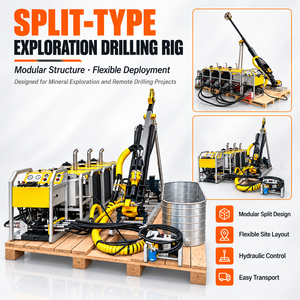 Machine de <span class=keywords><strong>forage</strong></span> diamantée hydraulique de 800 m, foreuse modulaire pour l'exploration à distance et les opérations économiques - Product Image 3