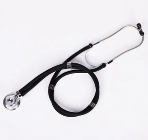 Tıbbi öğrenci kardiyolog çift taraflı manuel stetoskop doğru Fetal yetişkin kalp hızı algılama çelik plastik sınıf II - Product Image 1