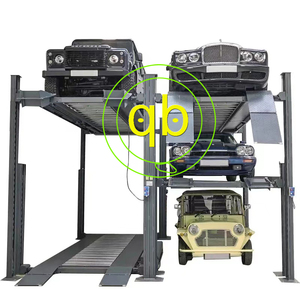 Sistema de Estacionamiento Vertical Hidráulico Automático de 4 Postes y Triple Nivel, Elevador de Autos - Product Image 6