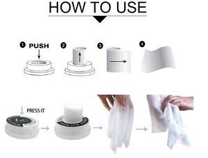 Serviettes rondes compressées personnalisées avec logo, lingettes humides séparées, lingettes jetables pour le visage, pour restaurant, hôtel, <span class=keywords><strong>voyage</strong></span> - Product Image 6