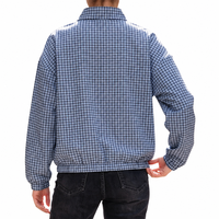Pull à col zippé personnalisé respirant et ample pour homme, style streetwear rétro avec bordure côtelée, unisexe